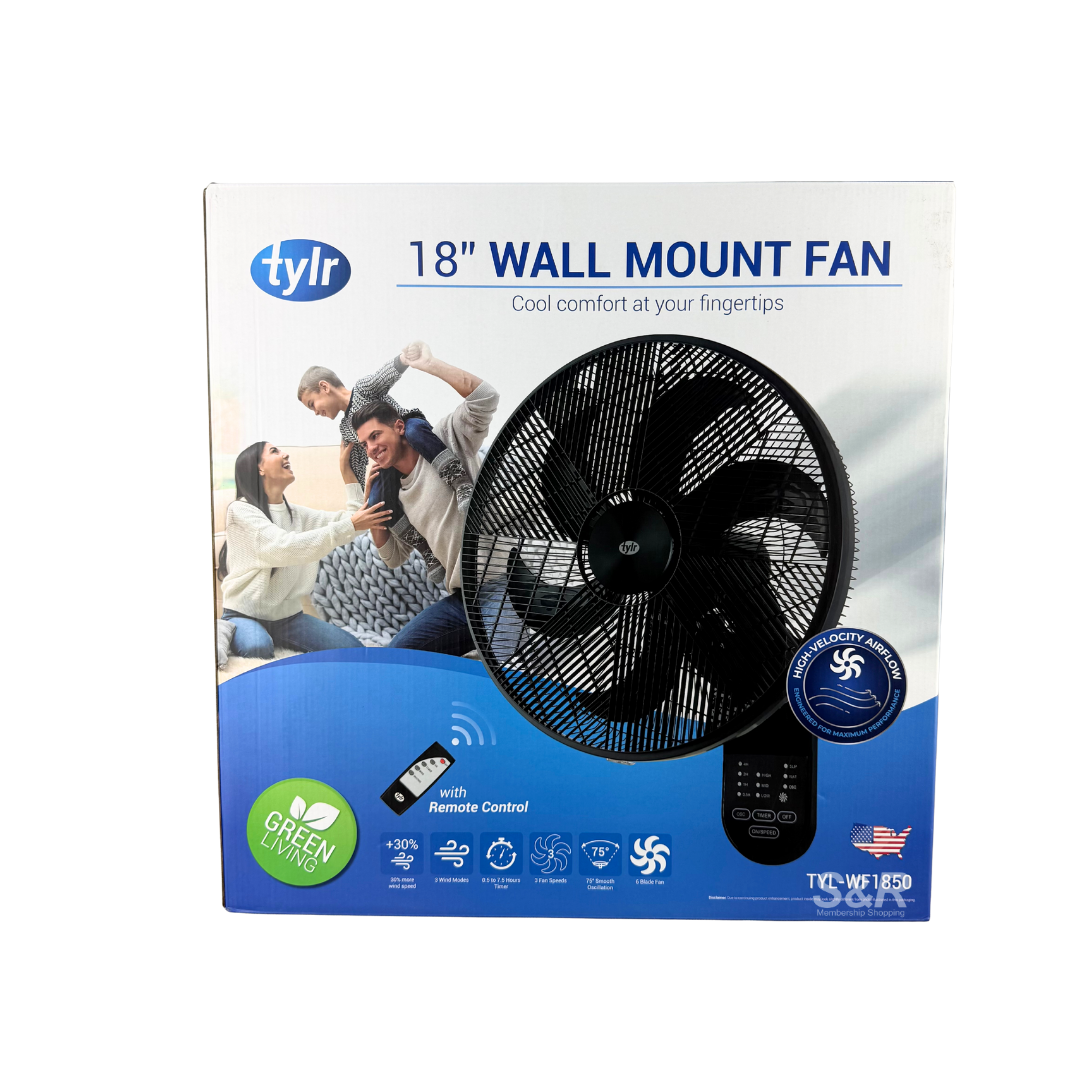 Tylr 18-inch Wall Mount Fan